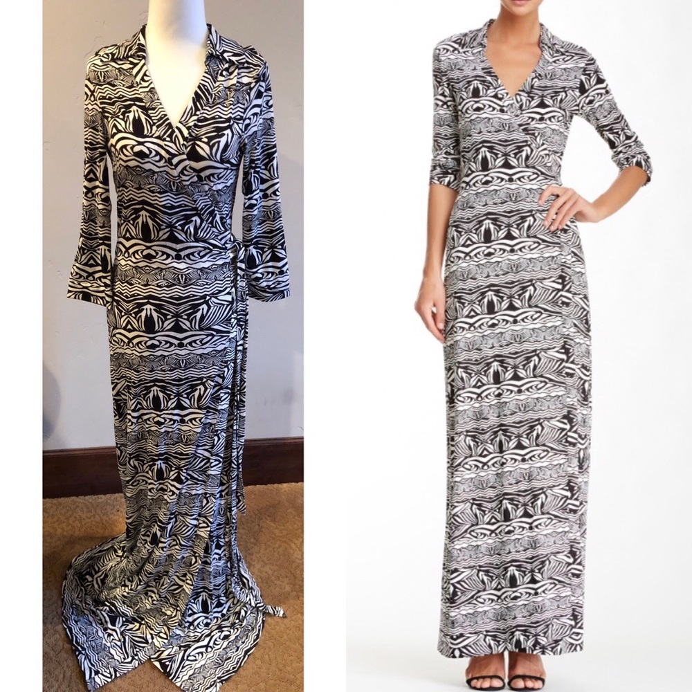 Diane Von Furstenberg Abigail Silk Jersey Wrap